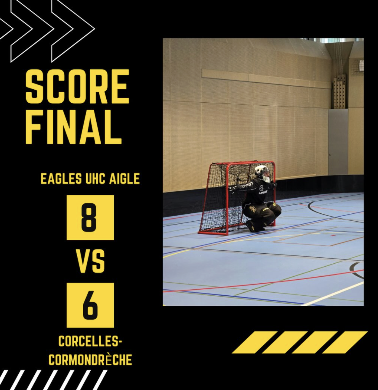 Victoire des Eagles face à l'UC Corcelles-Cormondrèche pour l'ouverture de la saison