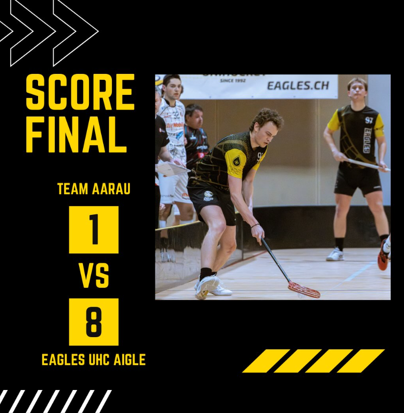 Large victoire des Eagles à l'extérieur face à Team Aarau